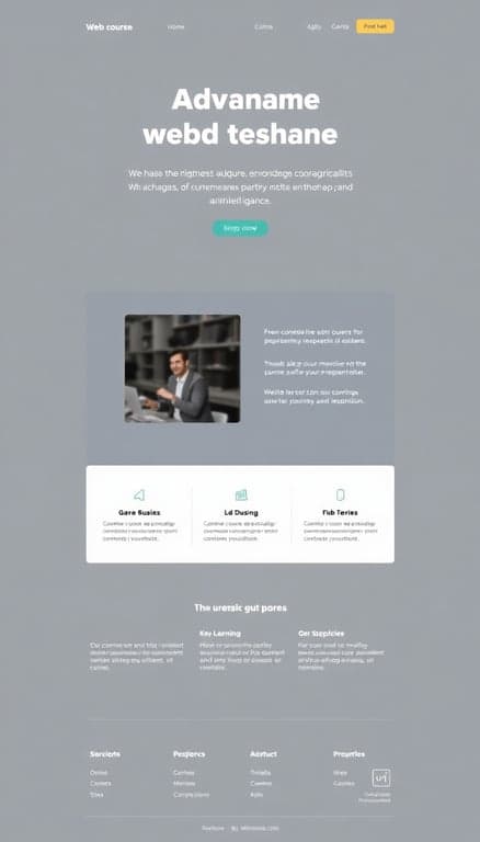 Advanced Web Design Course Overview