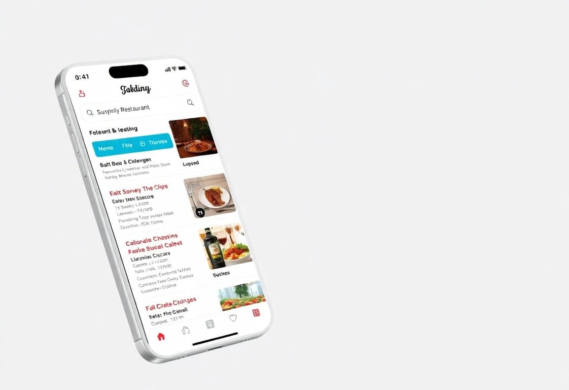 Restaurant Discovery App Interface