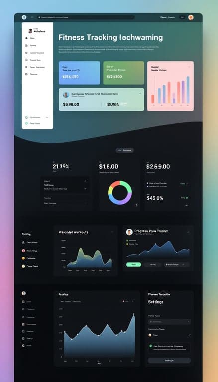 Fitness Tracker Dashboard Design