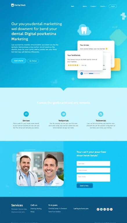 Dental Digital Marketing Landing Page Design