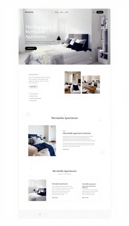 Merekalda Apartments Website Design