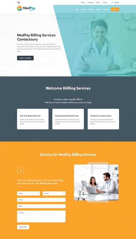 MedPay Billing Services One-Page Website Design