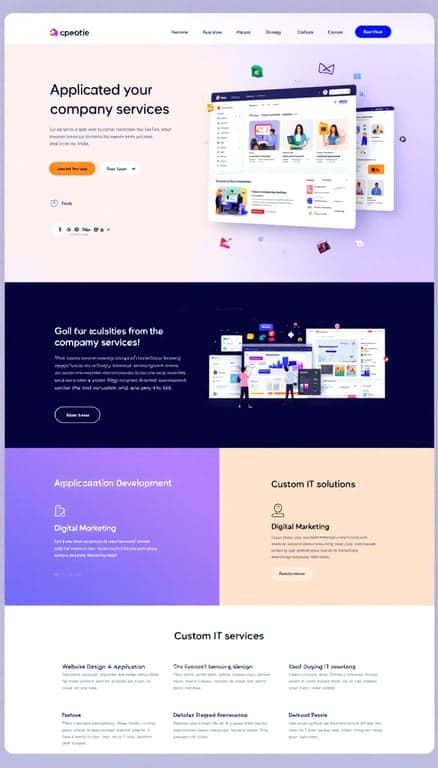 Modern Services Showcase Website