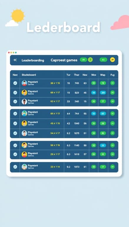 Student Performance Leaderboard Interface