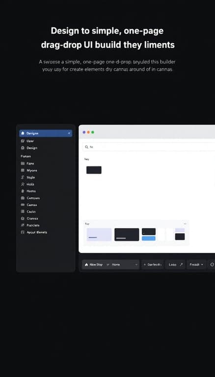 Drag-and-Drop UI Builder Concept
