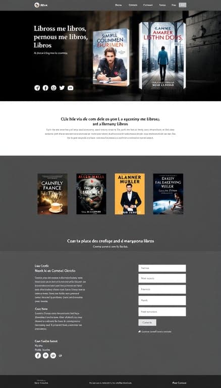 Página Web de Promoción de Libros