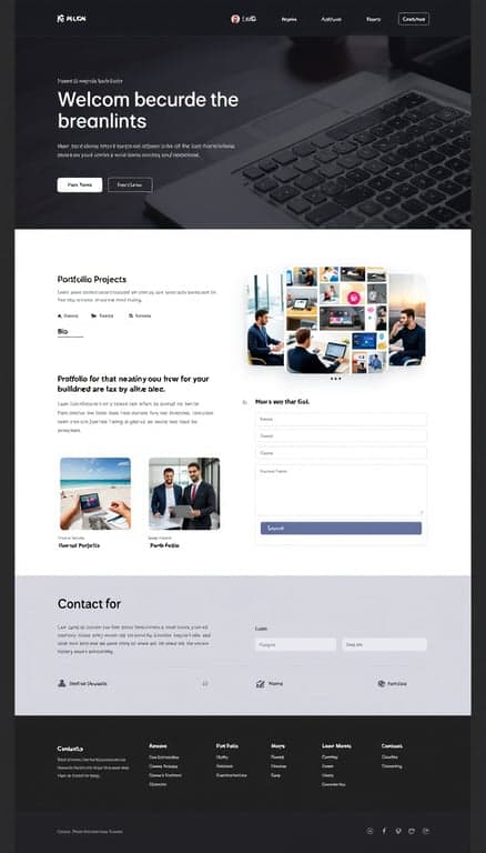 Clean and Engaging Personal Website Design