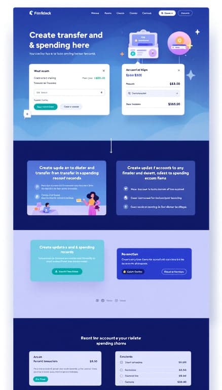 Sleek Fintech Dashboard Design