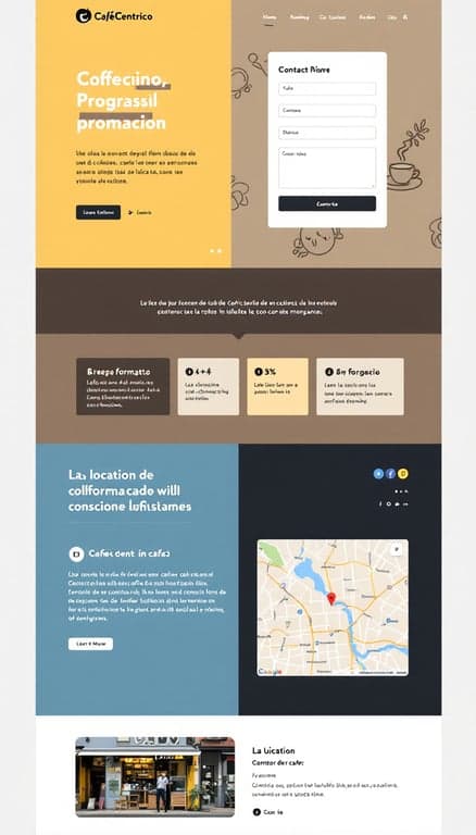 Diseño Web Minimalista para CaféCéntrico