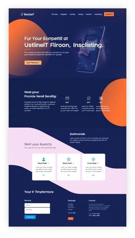Modern IT Consulting Web Design