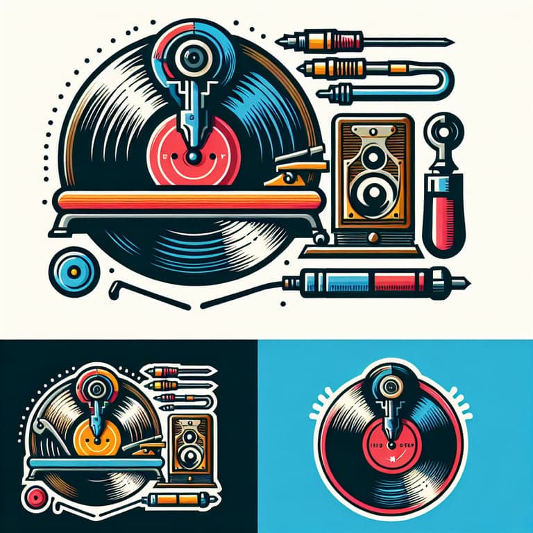 Vintage Audio Repair Logo