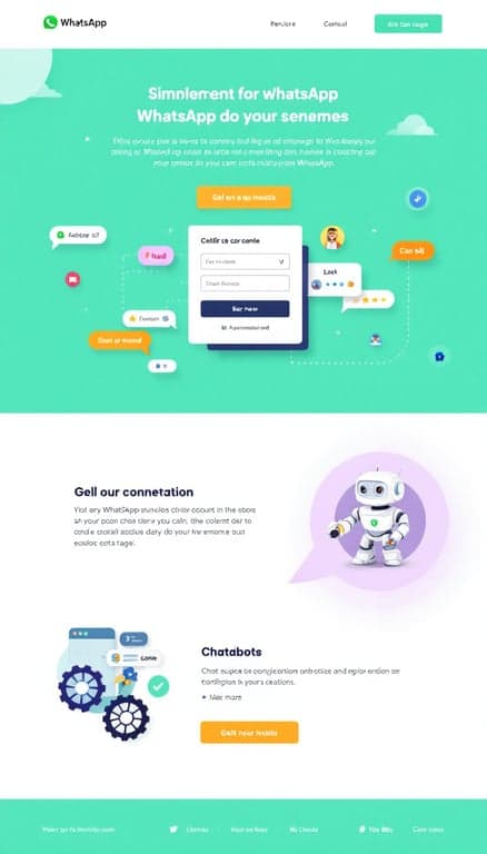 Landing Page com Chatbot para WhatsApp