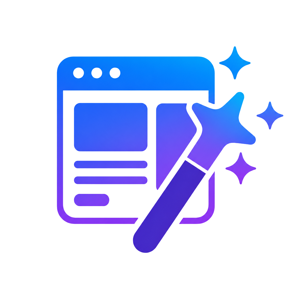 a logo for getsite - an ai website builder