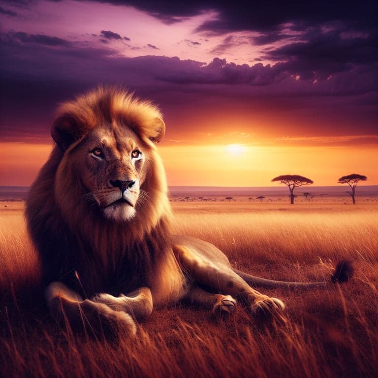 Relaxed Lion