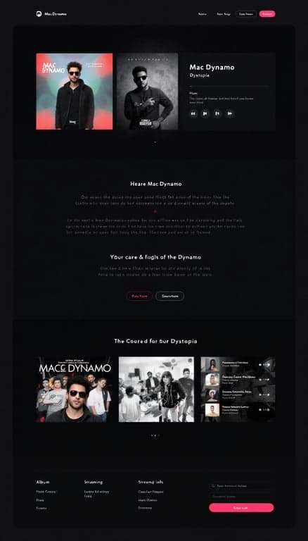 Dystopia Album Launch Page