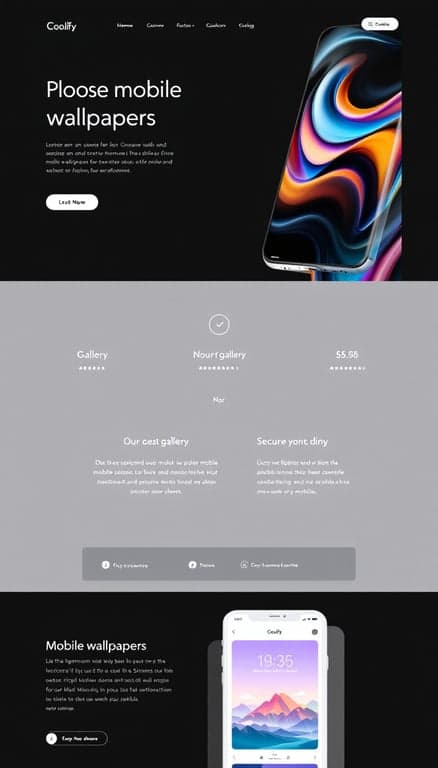 Coolify Minimalist E-Commerce Design