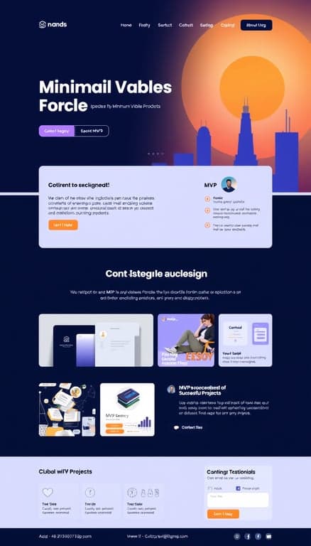 Modern IT Agency MVP Showcase
