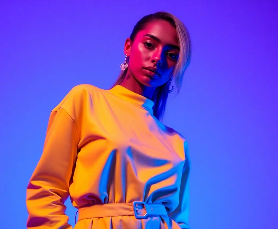Neon Contrast Showcase