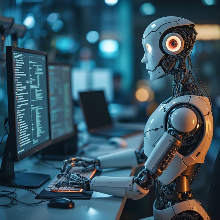 AI Robot at Work