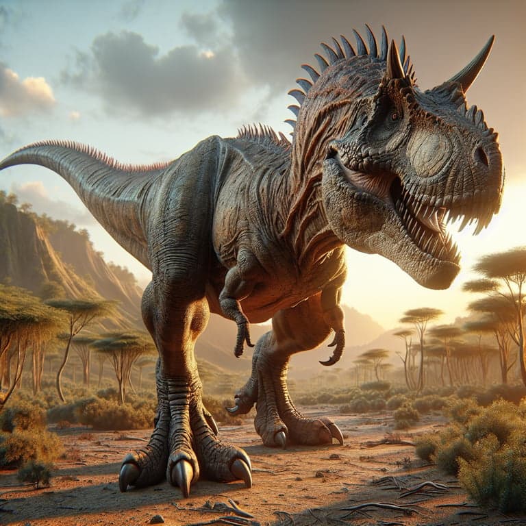 Realistic 3D Dinosaur Render