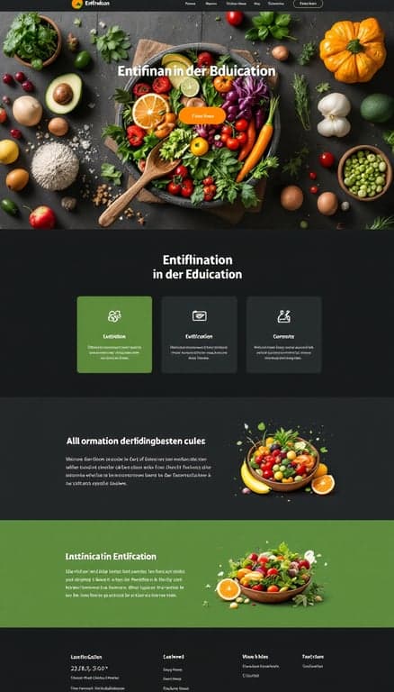 Ernährung in der Bildung: Informative Einseiter