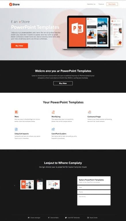 eStore PowerPoint Template Showcase