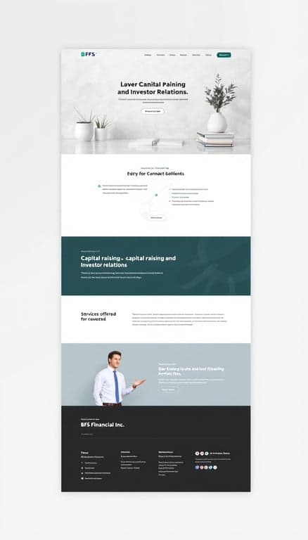 BFS Financial Inc. One-Page Website Design