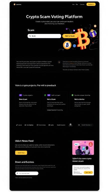 Crypto Scam Voting Platform