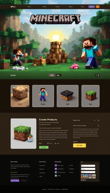Minecraft Marketplace Concept
