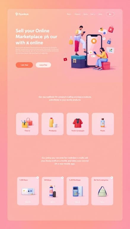 Versatile Marketplace Website Design