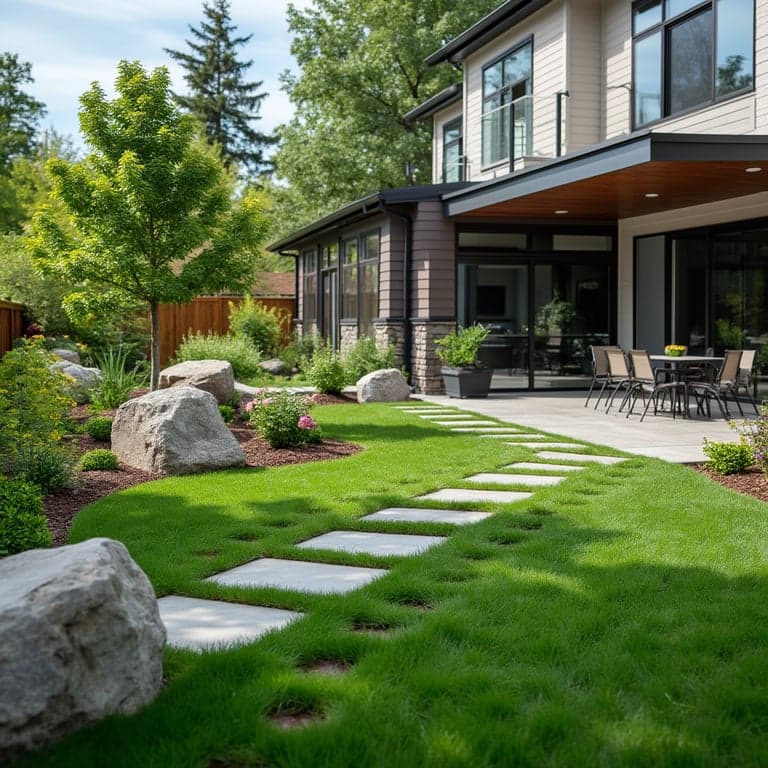 Serene Modern Landscape