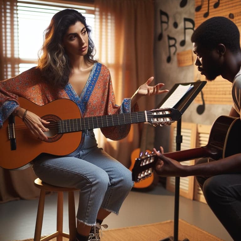 Strumming Success: Guitar Lessons in Action
