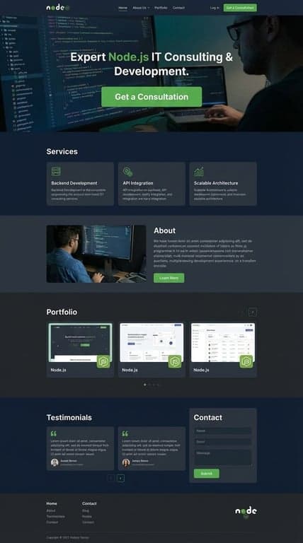 Hero with Large CTA Button
