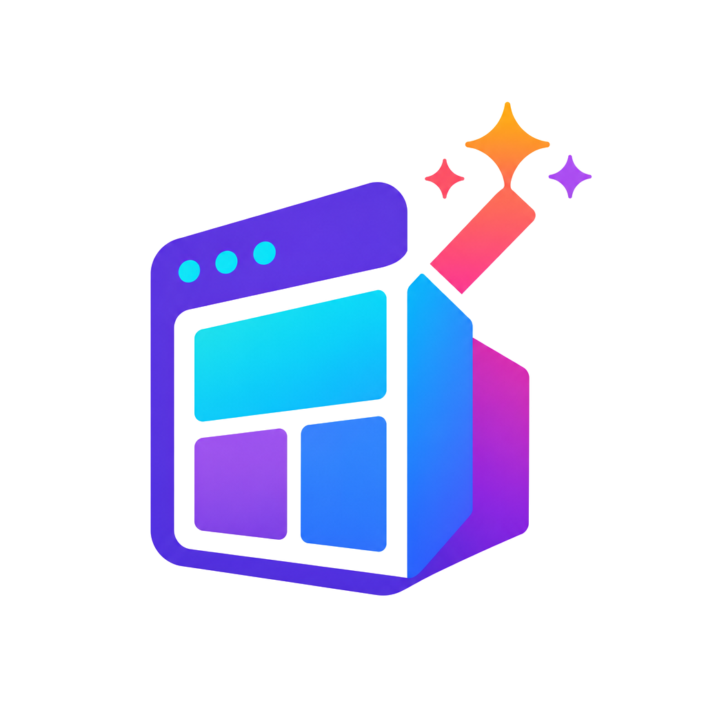 a logo for getsite - an ai website builder