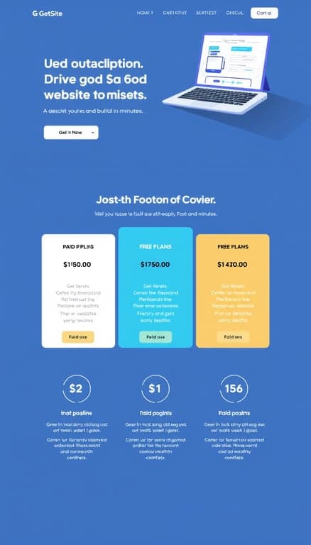 GetSite AI Website Builder Layout