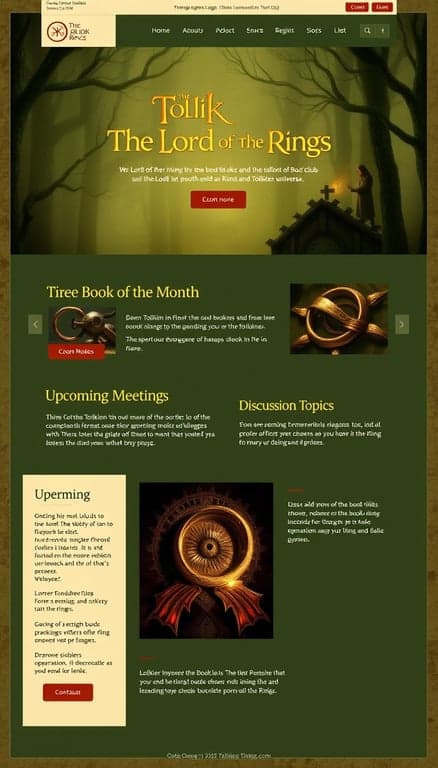 Middle-Earth Book Club: A Tolkien Journey