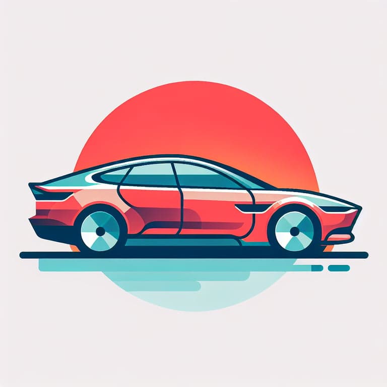 Minimalist Car Logo
