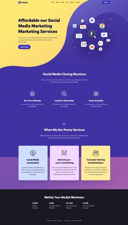 Affordable Social Media Marketing Services Website Design