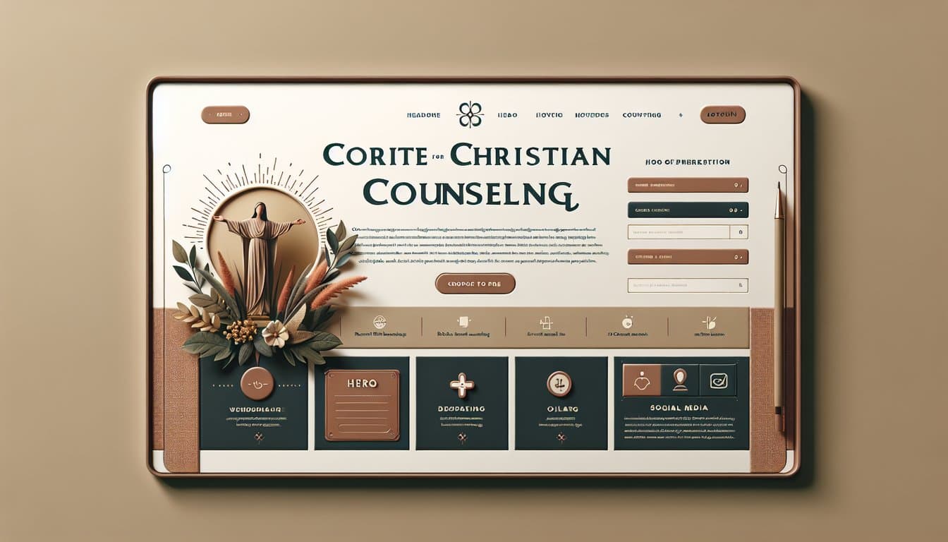 Inviting Christian Consulting Website Design