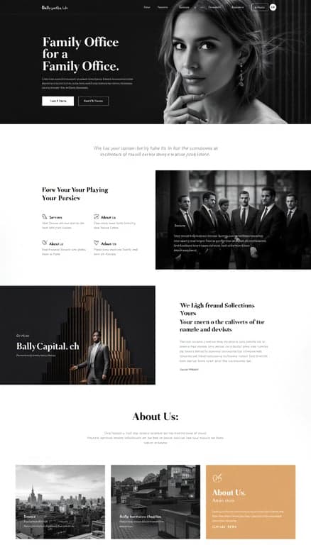 Elegant Family Office Web Design