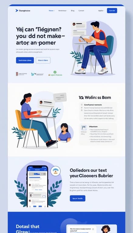 Telegram Bot Landing Page Design