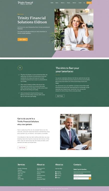 Trinity Financial Solutions Website Design