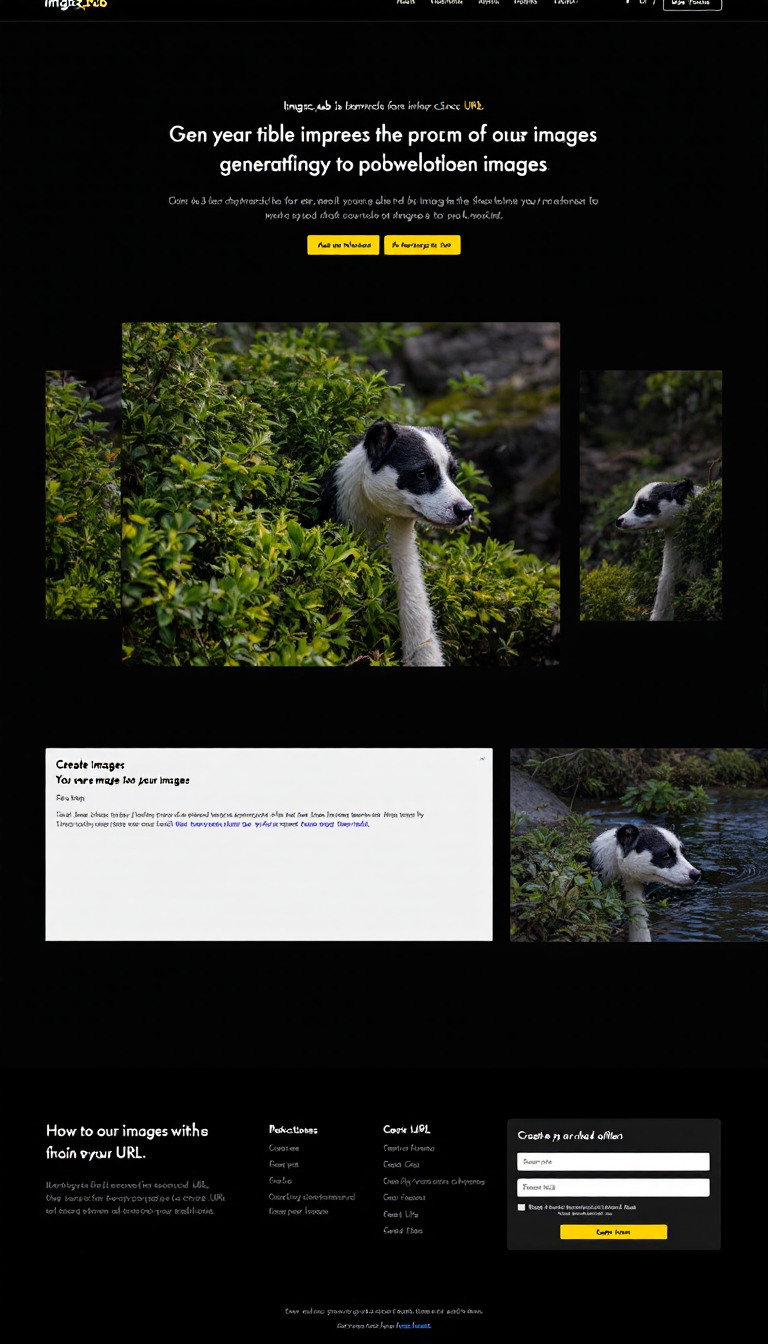 Design a simple one-page website for imgsrc.pub, a service that allows users to easily generate placeholder images. Include clear instructions on how to create images by manipulating the URL.