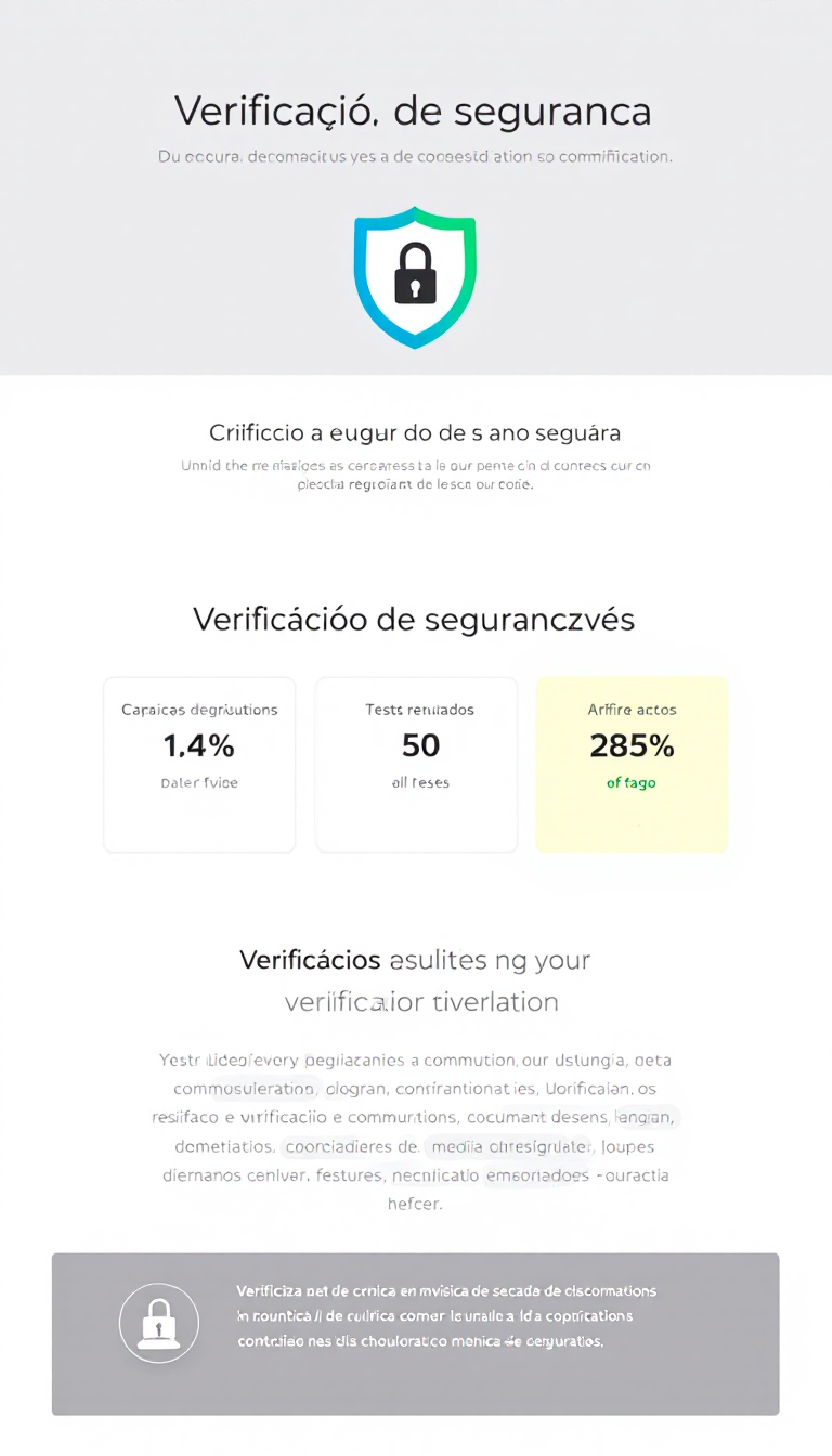 Criar um site simples e limpo focado em verificação de segurança, com uma interface intuitiva que permita aos usuários realizar testes e visualizar resultados de maneira eficiente.