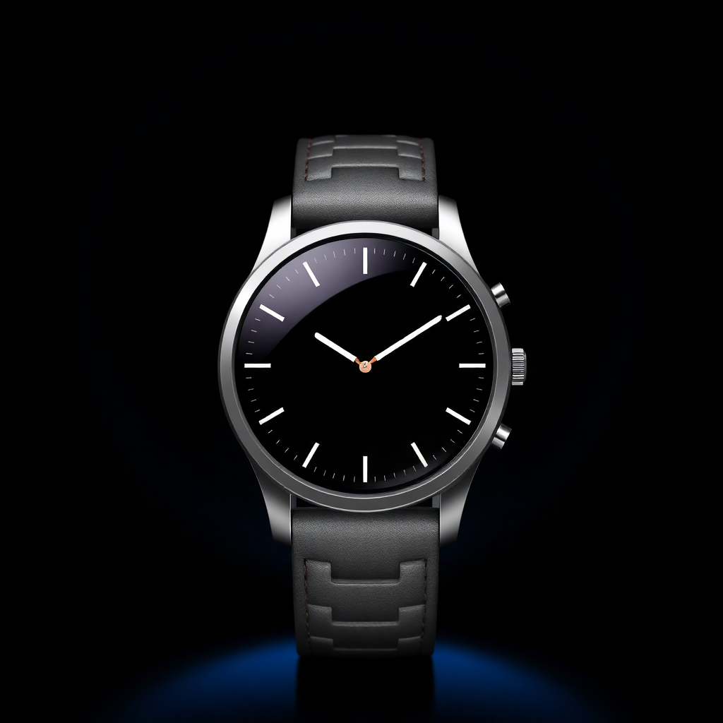 hottipng smartwatch with a sleek design featuring a round face and premium strap