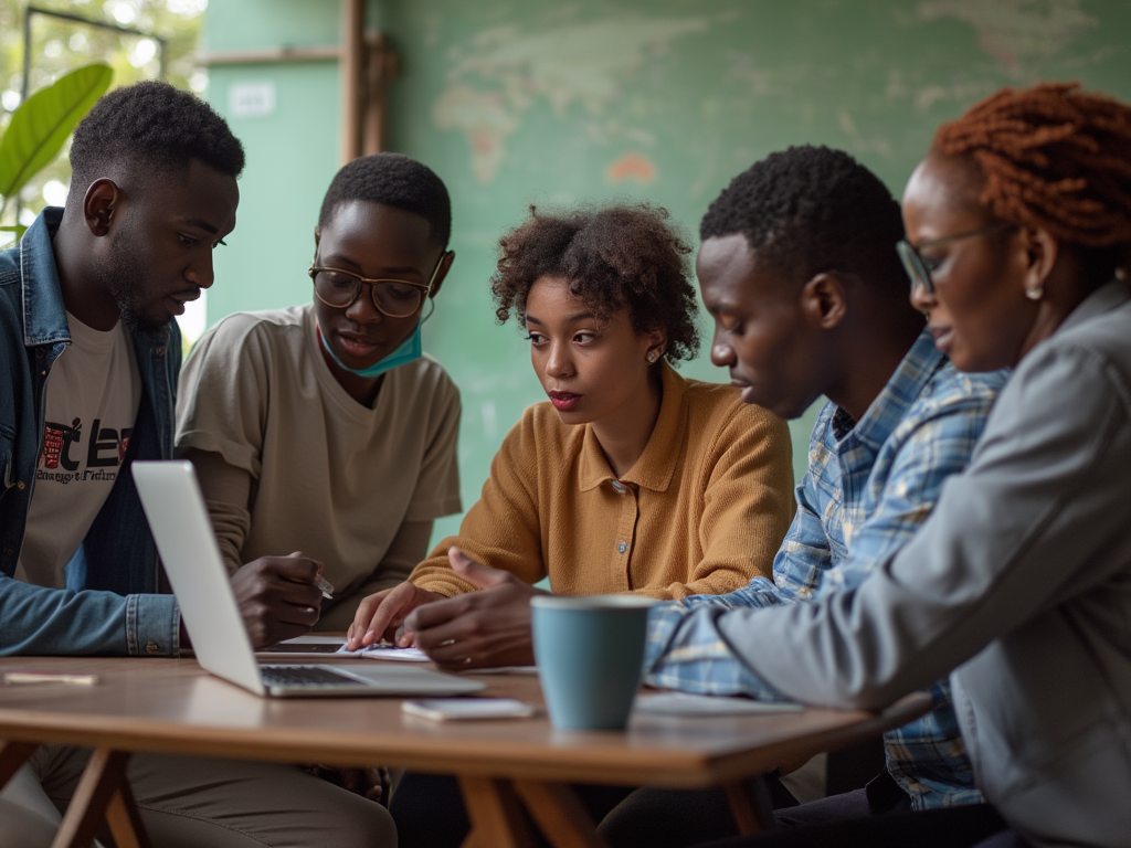 Tanzania AI Marketing team working collaboratively on AI marketing strategies