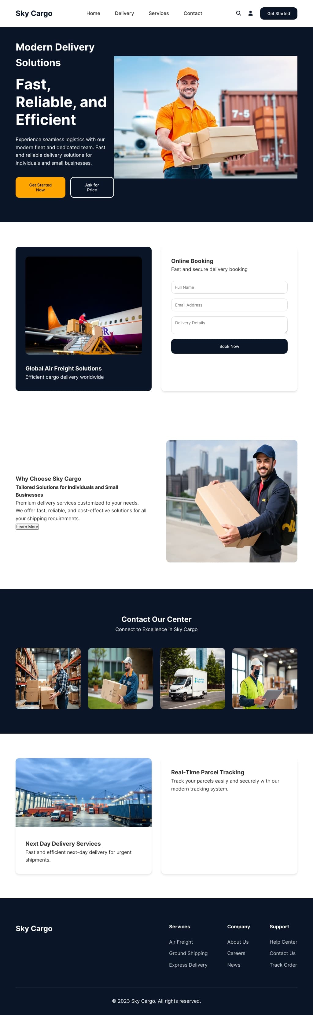 Sky Cargo - Modern Delivery Solutions