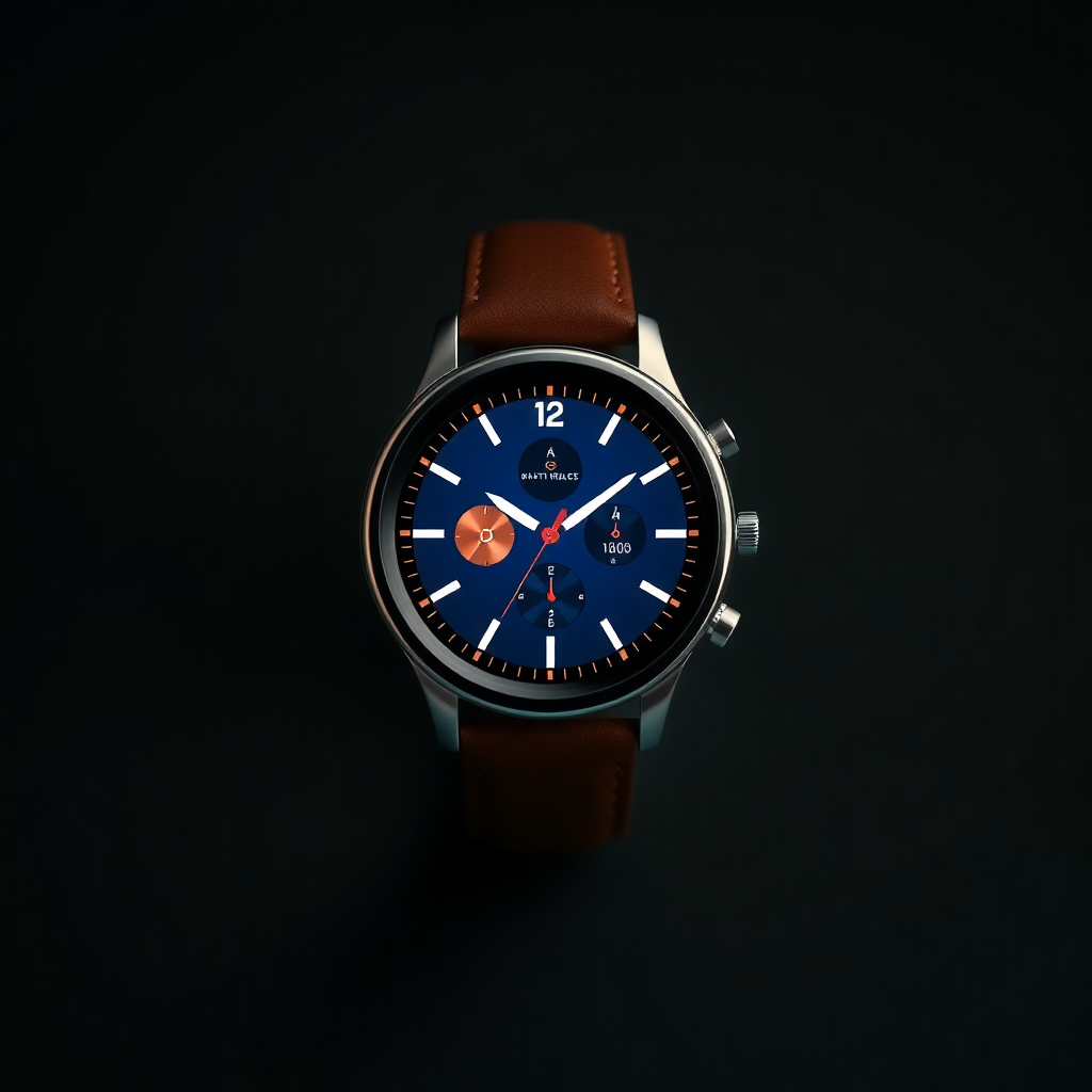 elegant smartwatch with a slim profile and customizable watch faces for every occasion