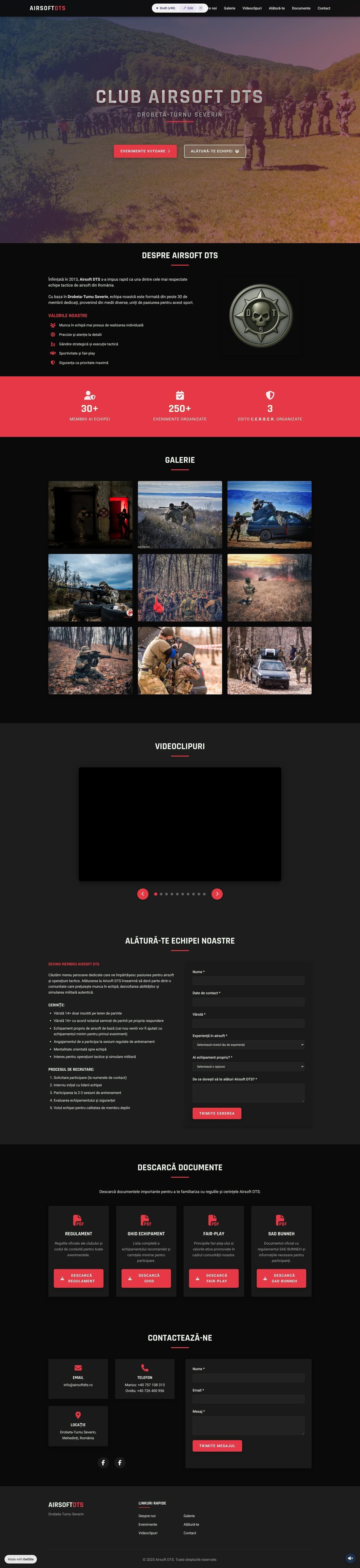 Club Airsoft DTS | Drobeta-Turnu Severin