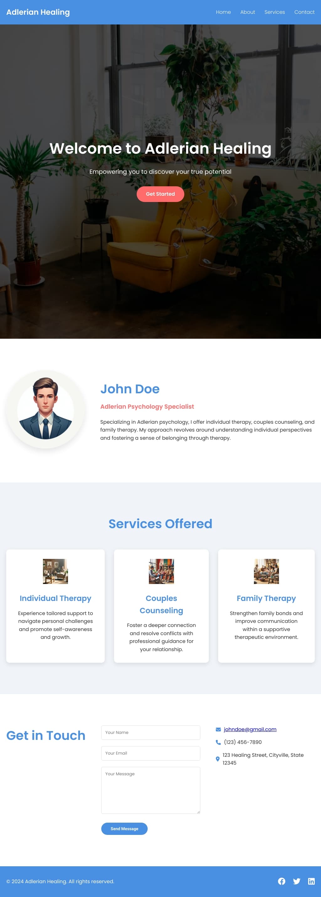 Adlerian Healing | John Doe